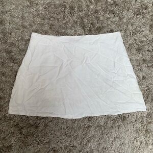 Princess Polly Selby White Linen Skirt – Size US 6